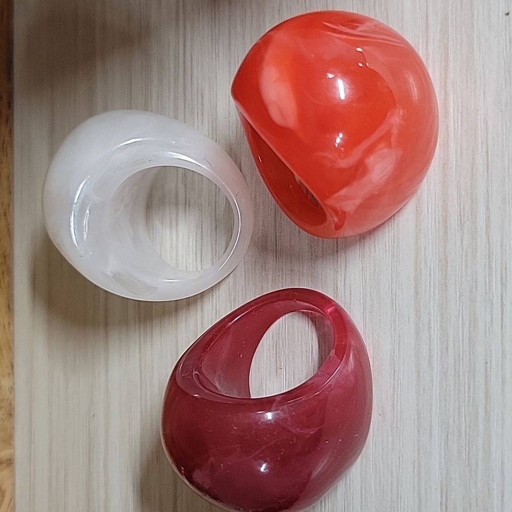 GUMBALL BUBBLE DOME RING, CHOICE OF COLOR